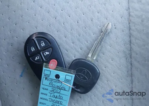 2012 Toyota Sienna Le V6 8 Passenger from USA, damaged, VIN 5TDKK3DC2CS245540